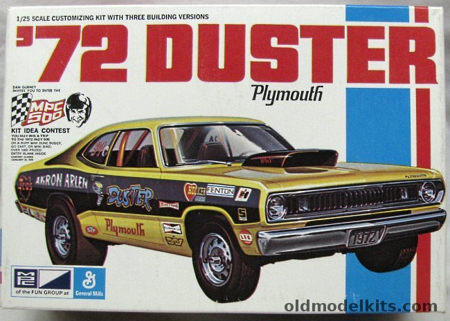 MPC 1/25 1972 Plymouth Duster - Stock / Akron Arlens Famous Pro Stocker / Wild Spoof Custom, 1-7226-225 plastic model kit